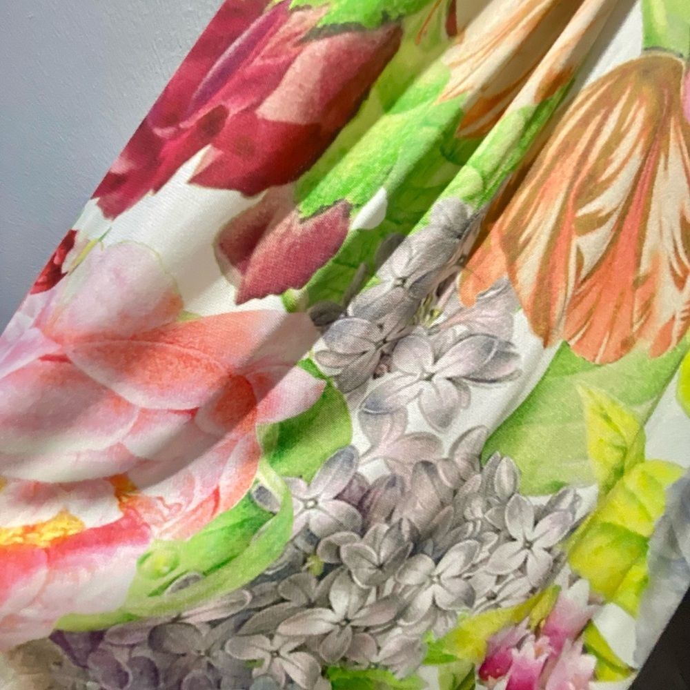 Alice + Olivia Antonette Long Sleeve Button Front Mini Dress 8 - Picture 11 of 13